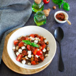 Salade quinoa caviar de tomates sechées