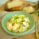 Risotto aux asperges vertes et pistaches