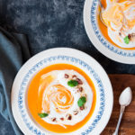 Soupe froide de butternut chantilly coco et pecan - Dites Vanille - Aude Merle - Création de contenu food